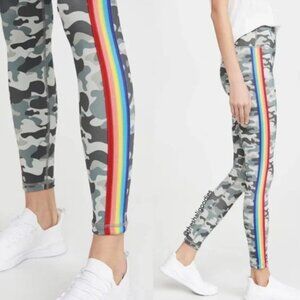 Spiritual Gangster Camo Rainbow Leggings Medium